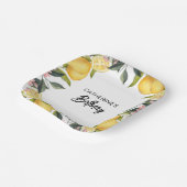 Botanischer Garten Sommer Geburtstag Pappteller (Gewinkelt)