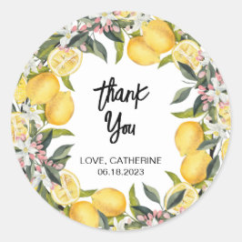 Botanischer Garten Sommer Vielen Dank Runder Aufkleber