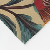Botanischer Garten Tapestet Fleece Blanket (Ecke)