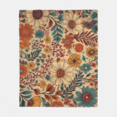 Botanischer Garten-Teppich-Fleece-Decke Fleecedecke (Vorderseite)