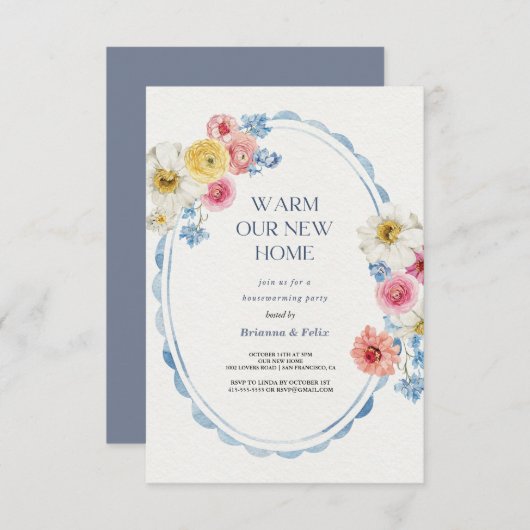 botanischer Garten Tropisches Grünes Party Einladung (Vorne/Hinten)