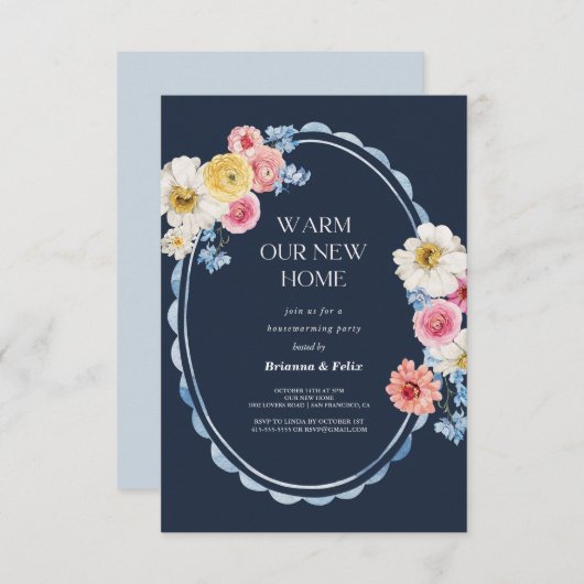 botanischer Garten Tropisches Grünes Party Einladung (Vorne/Hinten)