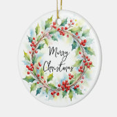 Botanischer Garten- und Berenbrand Keramik Ornament (Links)