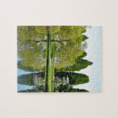 Botanischer Garten und Teich im Frühling Puzzle (Horizontal)
