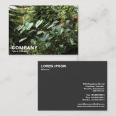 Botanischer Garten Visitenkarte (Vorne/Hinten)