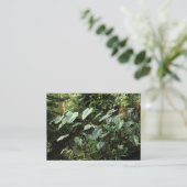 Botanischer Garten Visitenkarte (Stehend Vorderseite)