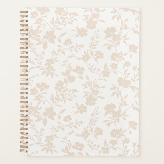 Botanischer Garten Weiches Leinen - Neutral Planer (Vorderseite)