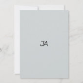 Botanischer Garten Wildblumen Blumenbeete Tischnum Einladung (Rückseite)