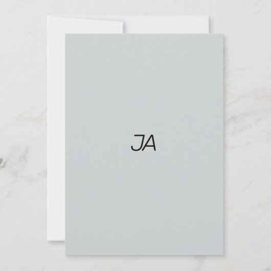 Botanischer Garten Wildblumen Blumenbeete Tischnum Einladung (Rückseite)