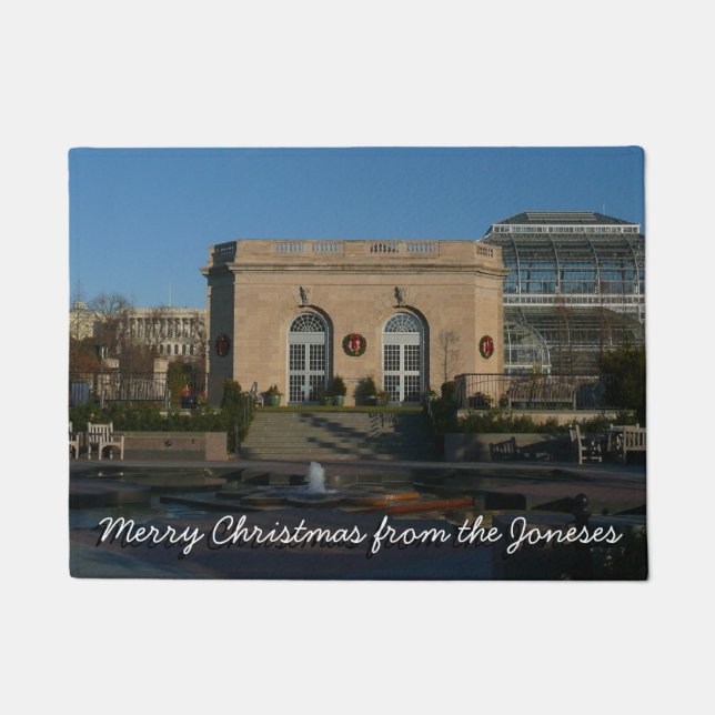 Botanischer Garten zu Weihnachten in Washington DC Fußmatte (Vorderseite)