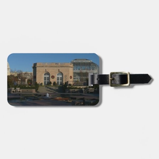 Botanischer Garten zu Weihnachten in Washington DC Gepäckanhänger (Vorderseite horizontal)