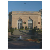 Botanischer Garten zu Weihnachten in Washington DC Klemmbrett (Rückseite)