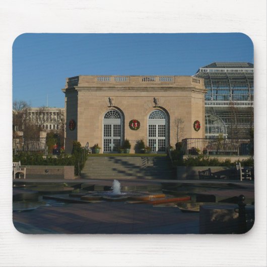 Botanischer Garten zu Weihnachten in Washington DC Mousepad (Vorne)