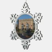 Botanischer Garten zu Weihnachten in Washington DC Schneeflocken Zinn-Ornament (Rechts)