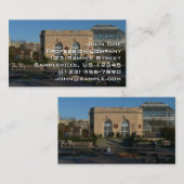 Botanischer Garten zu Weihnachten in Washington DC Visitenkarte (Vorne/Hinten)