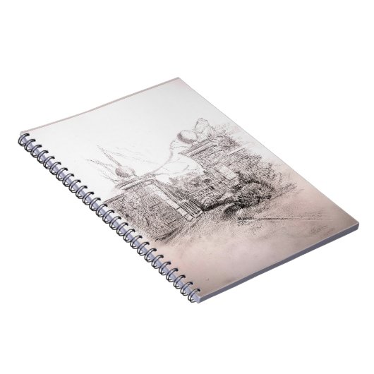 Botanischer GartenNotenbuch Notizblock (Rechte Seite)