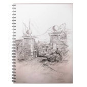 Botanischer GartenNotenbuch Notizblock (Vorderseite)