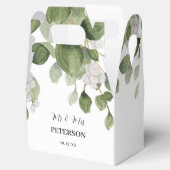 Botanischer Gastgeschenk Hochzeit Geschenkschachtel (Geöffnet)