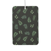 Botanischer Gemusterter Rektangle Air Freshener Autolufterfrischer (Vorderseite)
