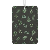 Botanischer Gemusterter Rektangle Air Freshener Autolufterfrischer (Rückseite)