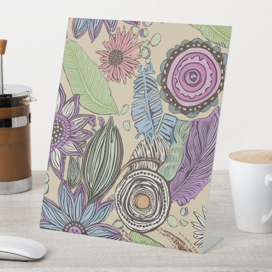 Botanischer Genuss Sockelschild (In Situ)