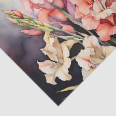 Botanischer Gladiolus in Wasserfarbe Seidenpapier (Ausschnitt)