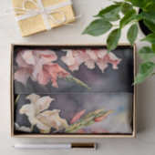 Botanischer Gladiolus in Wasserfarbe Seidenpapier (Geschenk)