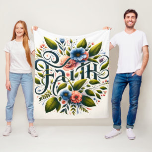 Botanischer Glaube Fleecedecke