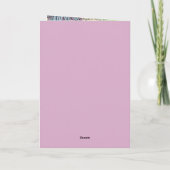 Botanischer Glückszustand Karte (Rückseite)