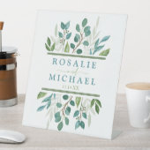 Botanischer Grüner Individuelle Name Sockelschild (In Situ)