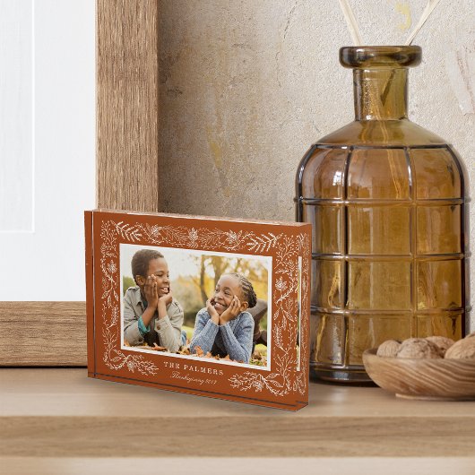 Botanischer Herbst Fotoblock