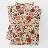 Botanischer Herbst Geschenkpapier Set (Beispiel)