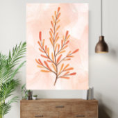 Botanischer Herbst-Herbstlaub Leinwanddruck