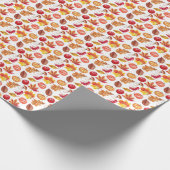 Botanischer Herbst Nahtlos: Blumenelegant. Geschenkpapier (Ecke)