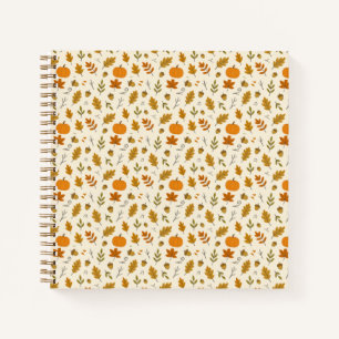 Botanischer Herbst — Palette der Natur Notizblock