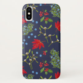 Botanischer Herbst-Pflanze Muster iPhone-Fall Case-Mate iPhone Hülle