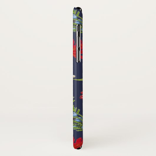 Botanischer Herbst-Pflanze Muster iPhone-Fall Case-Mate iPhone Hülle (Hinten/Links)