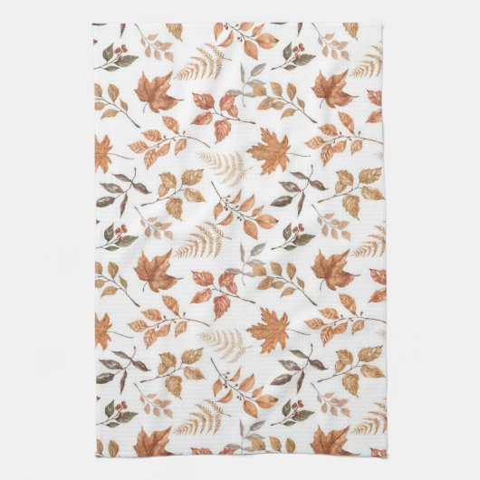Botanischer Herbst Themenschwerpunkt trockenes Ora Geschirrtuch (Vertikal)
