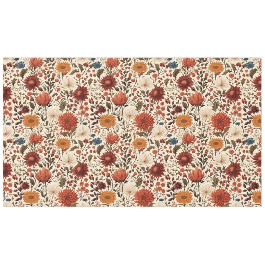 Botanischer Herbst Tischdecke (Vorderseite (Horizontal))