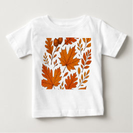 Botanischer Herbst - Vintage Herbstlaube Baby T-shirt