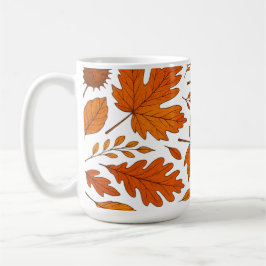 Botanischer Herbst - Vintage Herbstlaube Kaffeetasse