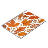 Botanischer Herbst - Vintage Herbstlaube Notizblock (Linke Seite)