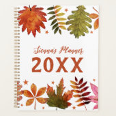 Botanischer Herbstleaves Fall Foliage Planner Planer (Vorderseite)