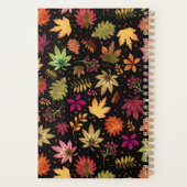 Botanischer Herbstleaves Fall Folienname Planer (Rückseite)