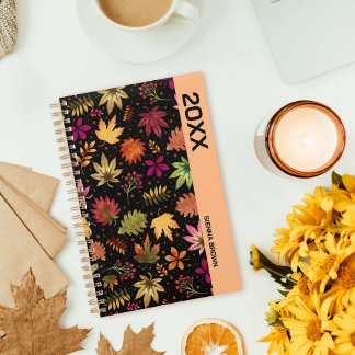Botanischer Herbstleaves Fall Folienname Planer