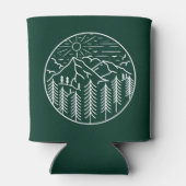 Botanischer Hochzeitwald kann kühlen Dosenkühler (Rückseite)