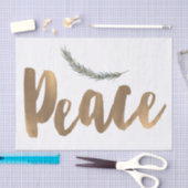 Botanischer Holiday Peace Branch Pine Rustikales G Seidenpapier (Handwerk)