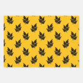 Botanischer Holzschnitt Geschenkpapier Set (Vorderseite 3)