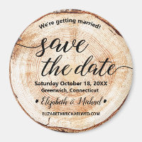 Botanischer Holzschnitt Save the Date rustikale Ho