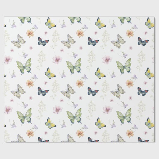 Botanischer Hütte-Kern Geschenkpapier (Flach)